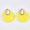 Opaque Acrylic Pendants MACR-T031-08B-2