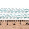 Baking Painted Transparent Glass Beads Strands DGLA-N011-6mm-05-4