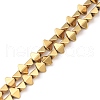 Electroplate Synthetic Non-magnetic Hematite Beads Strands G-F740-03A-2