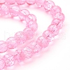 Crackle Glass Beads Strands X-CCG-Q001-6mm-02-1