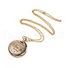 Alloy Pendant Necklace Quartz Pocket Watches WACH-L044-06-2