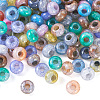 Transparent Crackle Acrylic Beads CACR-TAC0003-2