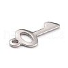 Non-Tarnish 304 Stainless Steel Pendants STAS-F266-09P-3
