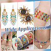 HOBBIESAY 15 Colors Glass Seed Beads SEED-HY0001-15A-7