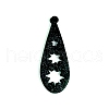 DIY Teardrop with Spakling Star Pendant Silicone Molds DIY-I099-04-2