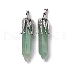 Natural Green Aventurinee Big Pendants G-E059-03AS-05-2