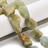 Raw Rough Natural Aquamarine Beads Strands G-K383-B01-01-2