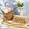   4.6~5 Yards Polyester Tassel Glitter Lace Trim OCOR-PH0004-51C-4