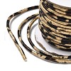 Leopard Printed Round Imitation Leather Cords LC-S020-01C-3