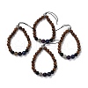 Wood Beads Stretch Bracelets Making BJEW-PH00009-18-4