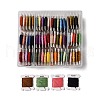 80 Cards 80 Colors 6-Ply Polyester Embroidery Floss OCOR-K006-C02-1