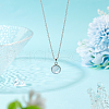 BENECREAT 1Pc 925 Sterling Silver Pendant Cabochon Settings STER-BC0002-78B-5