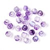 Transparent Spray Painted Glass Beads EGLA-N018-4mm-01-2