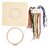Halloween Themed DIY Embroidery Sets DIY-P021-A06-2