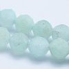 Natural Amazonite Beads Strands G-E411-43-4mm-4