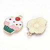 Eco-Friendly Alloy Enamel Pendants X-ENAM-Q437-017-NR-2