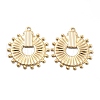 Brass Pendants KK-V003-12-1