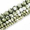 Baking Painted Glass Beads Strands X-DGLA-N003-8mm-C06-2