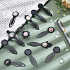  38pcs 14 Styles Zinc Alloy Bookmarks Finding FIND-NB0005-24-5