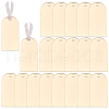 GOMAKERER 20Pcs Acrylic Blank Big Pendants MACR-GO0001-13-1