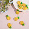 CHGCRAFT 10Pcs Food Grade Eco-Friendly Silicone Focal Beads SIL-CA0001-58-4