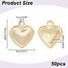 50Pcs 304 Stainless Steel Charms STAS-LP0001-37-2