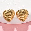 304 Stainless Steel Stud Earrings EJEW-V016-02G-03-1