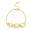Ion Plating(IP) Golden 304 Stainless Steel Link Bracelets for Women BJEW-K254-17A-G-1