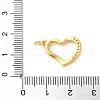 Brass Micro Pave Cubic Zirconia Pendants KK-U053-10G-3