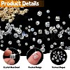 600Pcs 15 Style Electroplate Transparent Glass Beads EGLA-YW0003-08-3