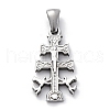 304 Stainless Steel Pendants STAS-U043-17P-1