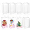 Transparent PET Tea Storage Boxes CON-WH0106-08A-1