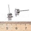 Cubic Zirconia Ear Studs STAS-E051-3D-3
