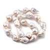 Natural Nucleated Pear Beads Strands PEAR-B004-15J-05A-4