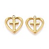304 Stainless Steel Pendants STAS-N109-199G-1