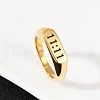 304 Stainless Steel Plain Band Finger Rings RJEW-P152-01G-1