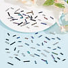 GOMAKERER 1960Pcs 12 Styles Glass Twisted Bugle Beads SEED-GO0001-07A-4