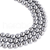 Olycraft 3 Strands Non-magnetic Synthetic Hematite Beads Strands G-OC0002-22-2