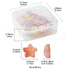 50Pcs Opaque Resin Cabochons RESI-FS0001-57-4