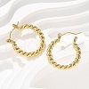 304 Stainless Steel Hoop Earrings for Women EJEW-L296-050G-3