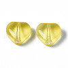 Transparent Spray Painted Glass Beads GGLA-S054-012E-04-2