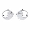Non-Tarnish Halloween Theme 201 Stainless Steel Pendants STAS-N095-081-2