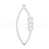 Non-Tarnish 201 Stainless Steel Pendants STAS-S105-LA738-1-1