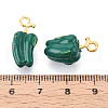 Alloy Enamel Pendants ENAM-N062-05B-G-3