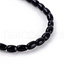 Natural Obsidian Bead Strands X-G-R356-51-1