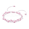 Adjustable Nylon Cord Braided Bead Bracelets BJEW-MZ00163-01-2