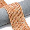 Natural Red Aventurine Beads Strands G-P575-B05-4x1mm-04-1