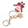 Christmas Theme Printed Acrylic Pendants Keychain KEYC-JKC00887-5