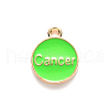 Alloy Enamel Pendants ENAM-S124-01B-06D-3