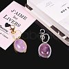 Natural Amethyst Flat Back Cabochons PH-G-G741-13x18mm-5